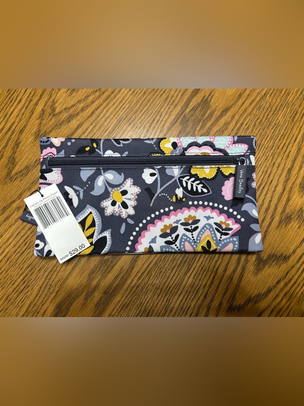 Vera Bradley Lighten Up pencil pouch NWT